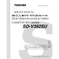 TOSHIBA SDV392SU Instrukcja Serwisowa