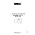 ZANUSSI WDD1022 Owners Manual