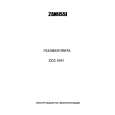 ZANUSSI ZCG5161 Owners Manual
