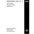 AEG MC DUO 21 C- W/B Owners Manual