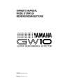 YAMAHA GW10 Owners Manual