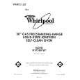 WHIRLPOOL SF375BEPW7 Catálogo de piezas