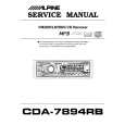 ALPINE CDA7894RB Service Manual