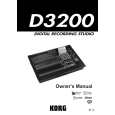 KORG D3200 Owners Manual