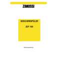 ZANUSSI ZDT100 Owners Manual