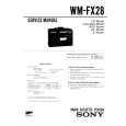 SONY WMFX28 Instrukcja Serwisowa