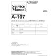 PIONEER A107 I Service Manual