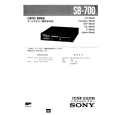 SONY SB700 Service Manual