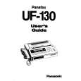 PANASONIC UF130 Owners Manual