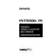 AIWA HV-FX5500K Manual de Usuario