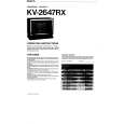 SONY KV-2647RX Owners Manual