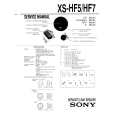 SONY XS-HF5 Manual de Servicio