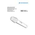 SENNHEISER MD 512 FE Owners Manual