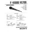 SONY FVX600 Service Manual