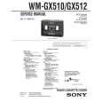 SONY WMGX512 Service Manual