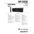 SONY DVP-CX875P Instrukcja Obsługi