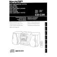 SHARP CDC3H Owners Manual