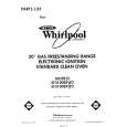 WHIRLPOOL SF3100ERW3 Catálogo de piezas