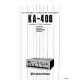 KENWOOD KA-400 Owners Manual