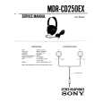 SONY MDR-CD250EX Service Manual