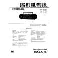 SONY CFSW318L Manual de Servicio