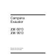 ZANUSSI ZH6013X/E Owners Manual