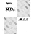 YAMAHA DVD-S795 Owners Manual