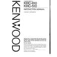 KENWOOD KRC610 Owners Manual