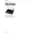 SONY PS-X700 Owners Manual