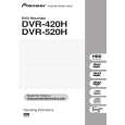 PIONEER DVR-520H-S/KUXU/CA Instrukcja Obsługi