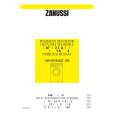 ZANUSSI ADV106 Owners Manual