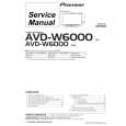 PIONEER AVD-W6000/UC Service Manual