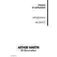 ARTHUR MARTIN ELECTROLUX AR8307C Owners Manual