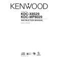 KENWOOD KDC-X8529 Manual de Usuario