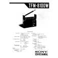 SONY TFM8100W Service Manual