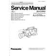 PANASONIC AJ-D700EN VOLUME 1 Service Manual