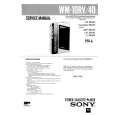 SONY WM10RV Service Manual