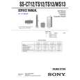 SONY SSTS13 Manual de Servicio