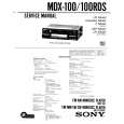 SONY MDX-100 Manual de Servicio