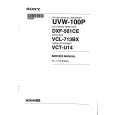 SONY VCL713BX VOLUME 2 Instrukcja Serwisowa