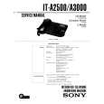 SONY IT-A3000 Manual de Servicio