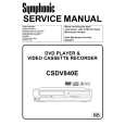 SYMPHONIC CSDV840E Service Manual