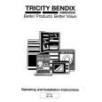 TRICITY BENDIX DH100 Instrukcja Obsługi