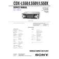 SONY CDX-L550V Service Manual