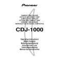 PIONEER CDJ-1000/WY Instrukcja Obsługi