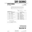 SONY SRFS83MK2 Service Manual