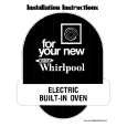 WHIRLPOOL RB700PXS0 Installation Manual