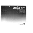 YAMAHA T-7 Owners Manual