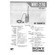 SONY WRT27G Instrukcja Serwisowa