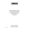 ZANUSSI ZC282R Owners Manual